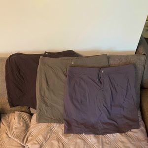 Three Columbia Omni-Shield Skorts